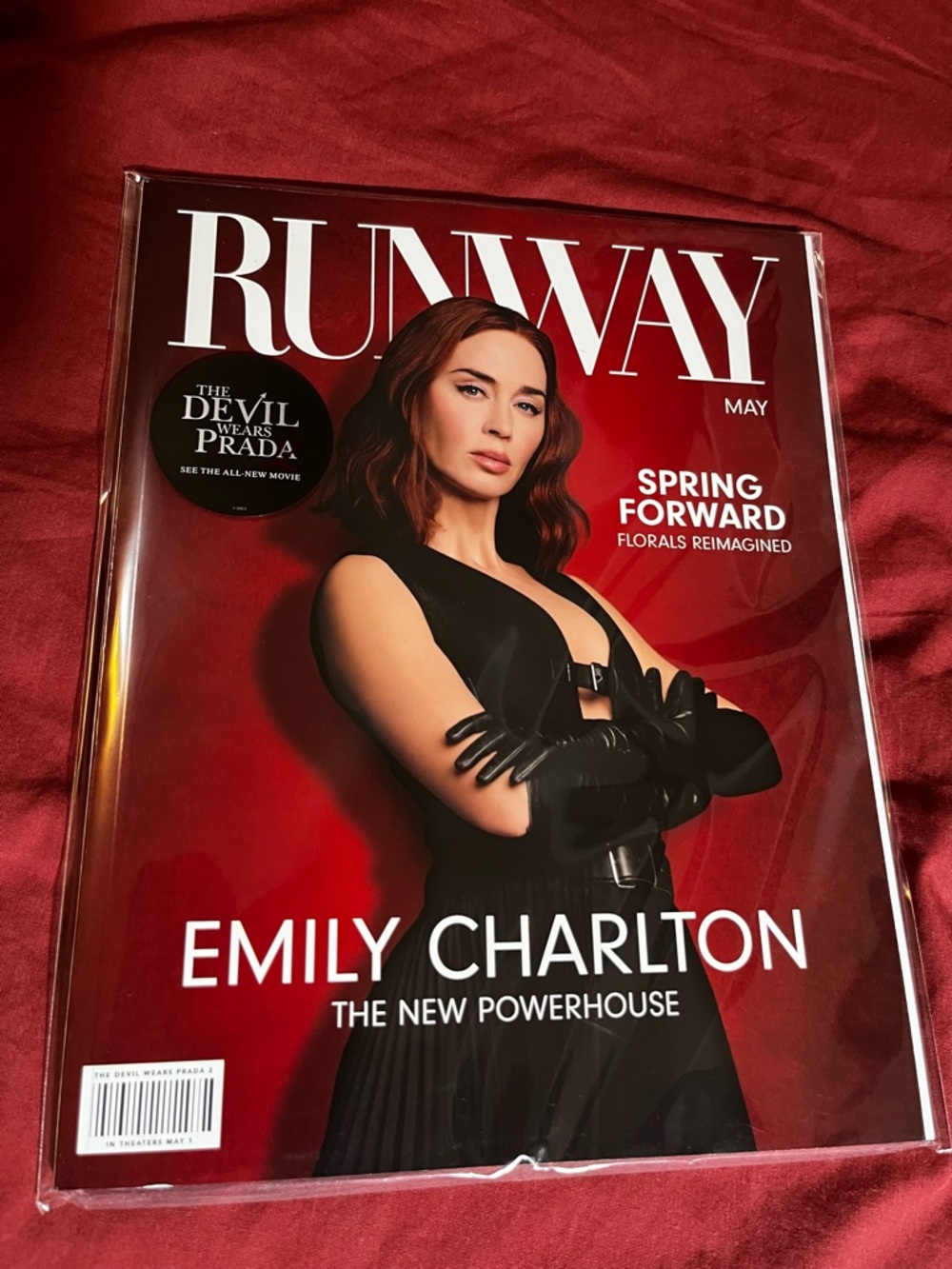 Magazine May Issue – Emily Charlton Cover in Red
